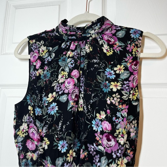 Yumi Kim Black Floral Kiss Me Mini Dress Size XS - Picture 5 of 12